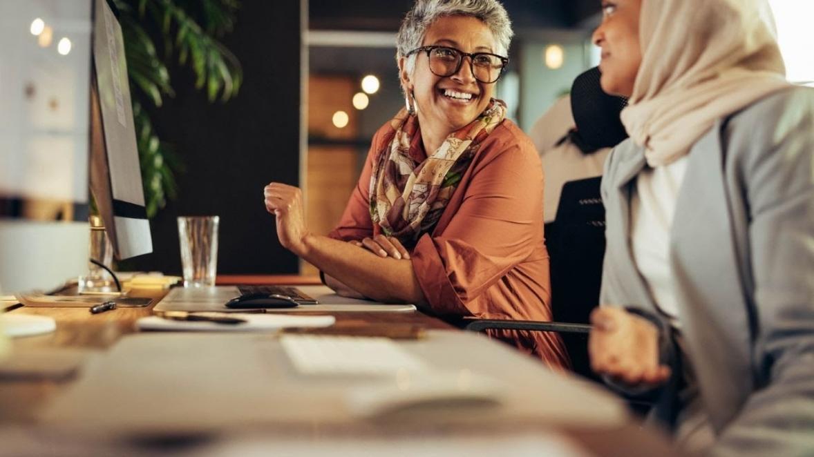 Financial planning workspace with charts and analysis tools